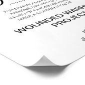 Doneer naar een goede naam in plaats van het liefd poster (Hoek)