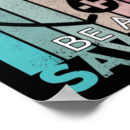 Doneer wat bloed als een redder  Retrostijl Poster (Hoek)