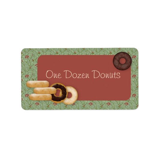 Doneert de Etiketten van het Douane Product (Voorkant)