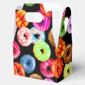 Doneert naadloos patroon + uw achtergrond. en idee bedankdoosjes (Geopend)