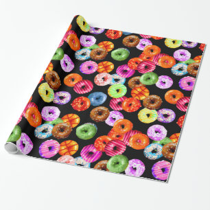 Doneert naadloos patroon + uw achtergrond. en idee cadeaupapier