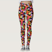 Doneert naadloos patroon + uw achtergrond. en idee leggings (Voorkant)