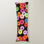 Doneert naadloos patroon + uw achtergrond. en idee lichaamskussen (Voorkant Verticaal)