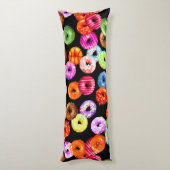 Doneert naadloos patroon + uw achtergrond. en idee lichaamskussen (Achterkant (Verticaal))