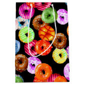 Doneert naadloos patroon + uw achtergrond. en idee medium cadeauzakje (Voorkant)