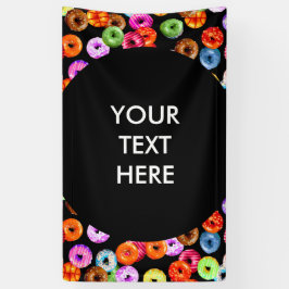 Doneert naadloos patroon + uw achtergrond. en idee spandoek