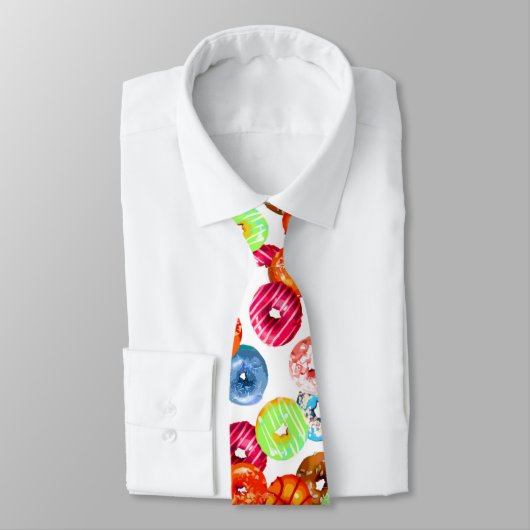 Doneert naadloos patroon + uw achtergrond. en idee stropdas (Gebonden)