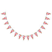 Doneert naadloos patroon + uw achtergrond. en idee vlaggetjes (Alle)