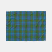 Donegal County Irish Tartan Fleece Deken (Voorkant (Horizontaal))