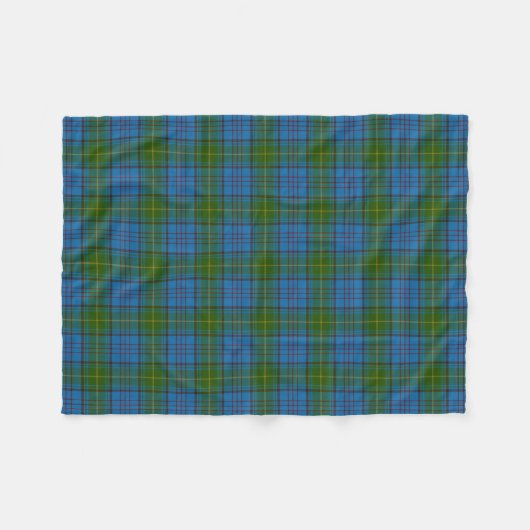 Donegal County Irish Tartan Fleece Deken (Voorkant (Horizontaal))