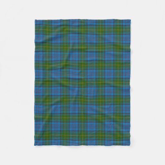 Donegal County Irish Tartan Fleece Deken (Voorkant)