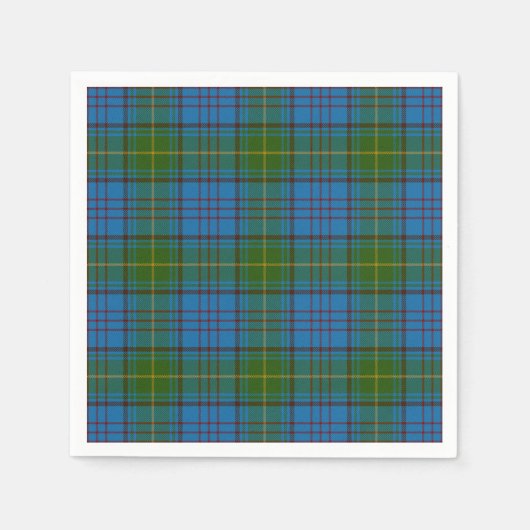 Donegal County Irish Tartan Servet (Voorkant)
