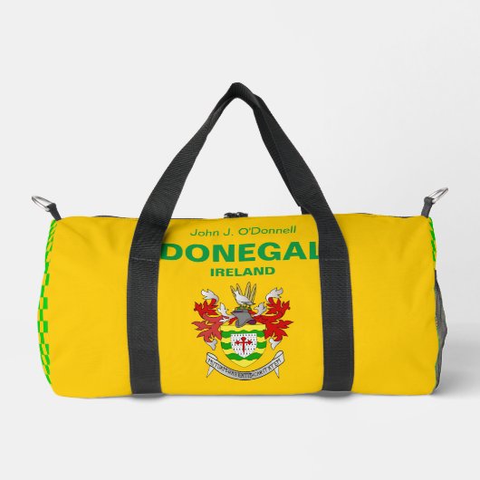 Donegal Ierland - Iers gepersonaliseerd Plunjezak (Voorkant)