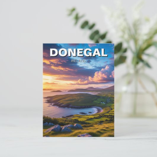 Donegal Ierland Reizen Briefkaart (Staand voorkant)