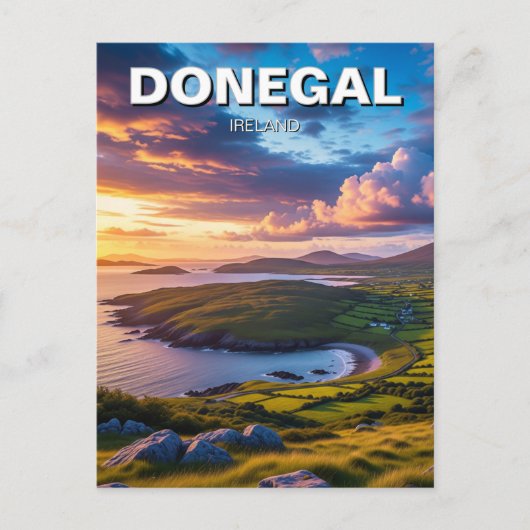 Donegal Ierland Reizen Briefkaart (Voorkant)
