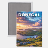 Donegal Ierland Reizen Magneet (Voorkant / Achterkant)