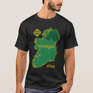Donegal Ierland Vakantiekaart Toerisme Celtic T-shirt