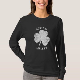 Donegal Ierland Vintage Klaver Versleten Uiterlijk T-shirt