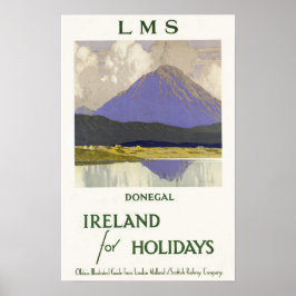 Donegal, Ierland voor Feestdagen Poster