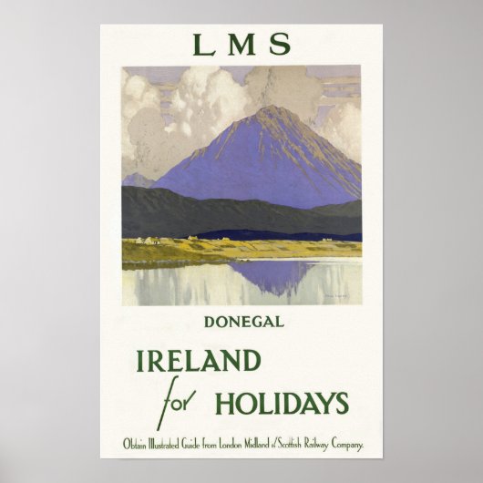 Donegal, Ierland voor Feestdagen Poster (Voorkant)