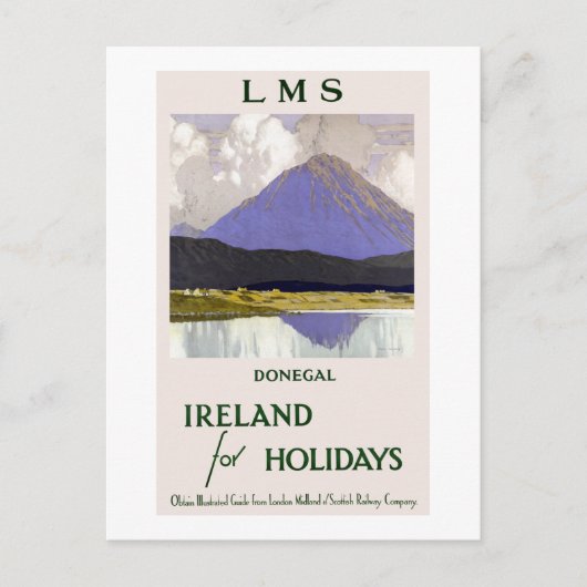  Donegal Ierland voor Feestdagen Reis Briefkaart (Voorkant)