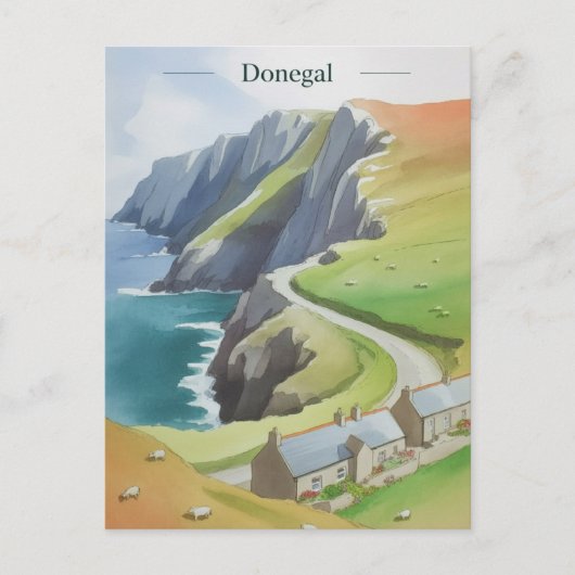 Donegal Ireland Briefkaart (Voorkant)