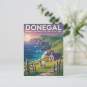 Donegal Ireland Feestdagenkaart (Staand voorkant)