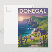 Donegal Ireland Feestdagenkaart (Voorkant / Achterkant)