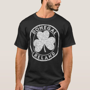 Donegal Ireland  Shamrock Sign Distress W T-shirt