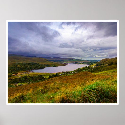 Donegal Rivierdal Muurkunst | Ierland Landschap Poster (Voorkant)