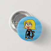 DONELLE RONDE BUTTON 3,2 CM (Voorkant /achterkant)