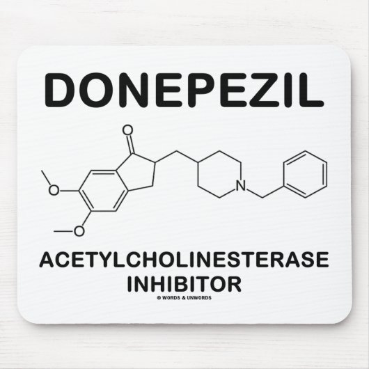 Donepezil Acetylcholinesteraseremmer Muismat (Voorkant)