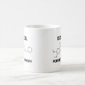 Donepezil voor beter geheugen chemische molecule koffiemok (Center)