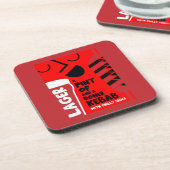 Doner Kebab Bier Onderzetter (Linkerzijde)