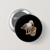 Doner Kebab Meeuw Ronde Button 5,7 Cm (Voorkant /achterkant)