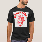 Doner Kebab Original 5 Sticker T-shirt (Voorkant)
