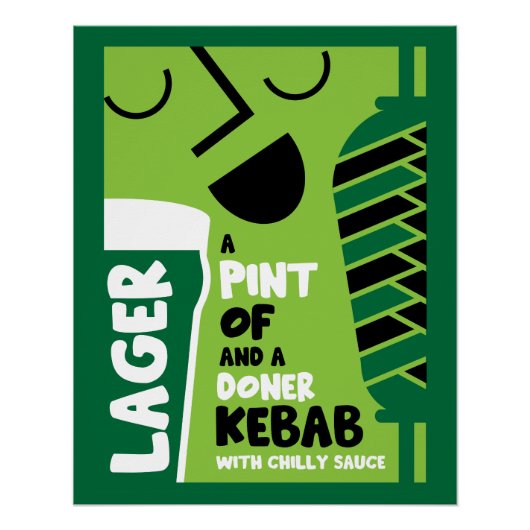 Doner Kebab Perfect Poster (Voorkant)