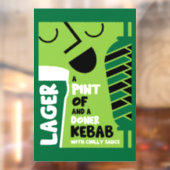 Doner Kebab Raamsticker (Vel 2)