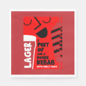 Doner Kebab Servet (Voorkant)
