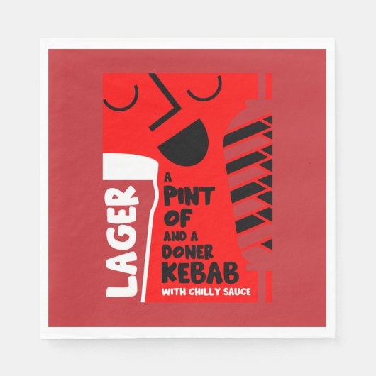 Doner Kebab Servet (Voorkant)