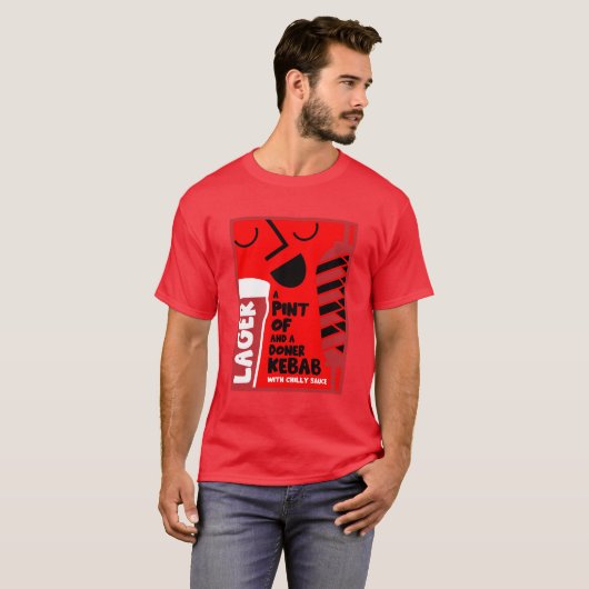 Doner Kebab T-shirt (Voorkant volledig)
