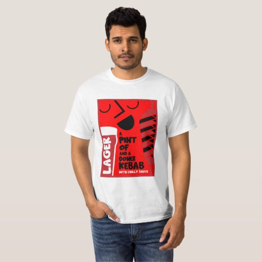Doner Kebab T-shirt (Voorkant volledig)