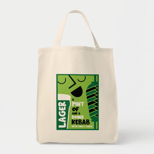 Doner Kebab Tote Bag (Voorkant)