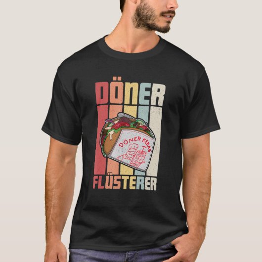 Doner Kebab Turkish Cuisine Fastfood Dürüm T-shirt (Voorkant)