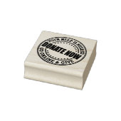 Doneren goede doel fondsenwerving geld aanvraag ro rubberstempel (Stempel)