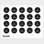 Donetsk Oekraïne Donetsk Roots  Ronde Sticker (Vel)