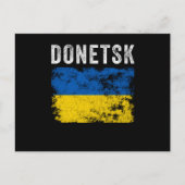 Donetsk Ukraine Oekraïens patriottisch Briefkaart (Voorkant)