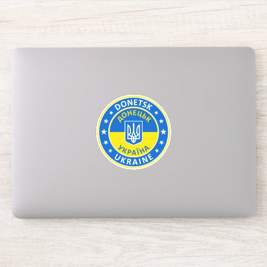 Donetsk Ukraine Sticker (Computer)