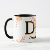 donghpi name Mug–Elegant Letter D  Coffee cup Mok (Links)
