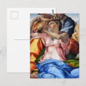 Doni Tondo, Doni Madona (detail), Michelangelo, 15 Briefkaart (Voorkant / Achterkant)